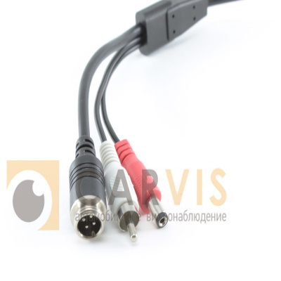 Кабель 4pin (мама) — 4pin (папа) + 1audio + 1power, 5м - ООО "Где Авто"